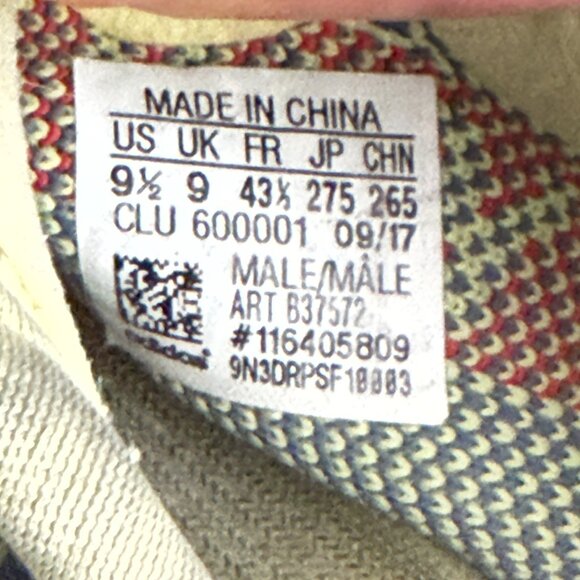 Authentic Adidas YEEZY Boost 350 V2 Semi-Frozen Yellow B37572 Sneakers Sz.9.5 - Picture 2 of 12